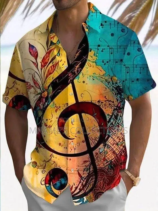 Unisex New Fashionable Summer Casual Short-sleeve Shirt.