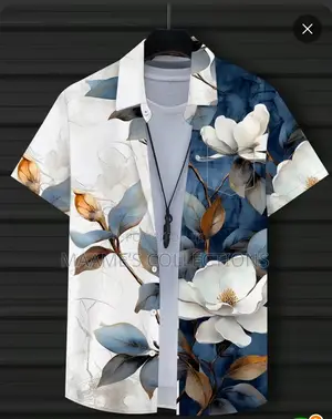 Unisex New Fashionable Summer Casual Short-sleeve Shirt.