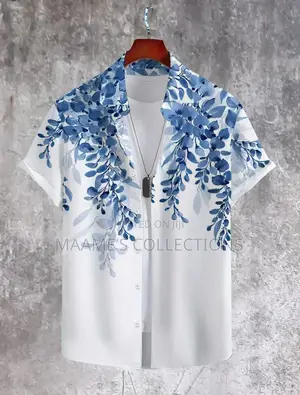 Unisex New Fashionable Summer Casual Short-sleeve Shirt.