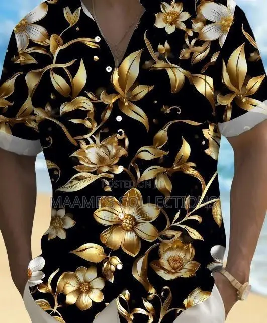Unisex Summer Casual Button-down Shirt