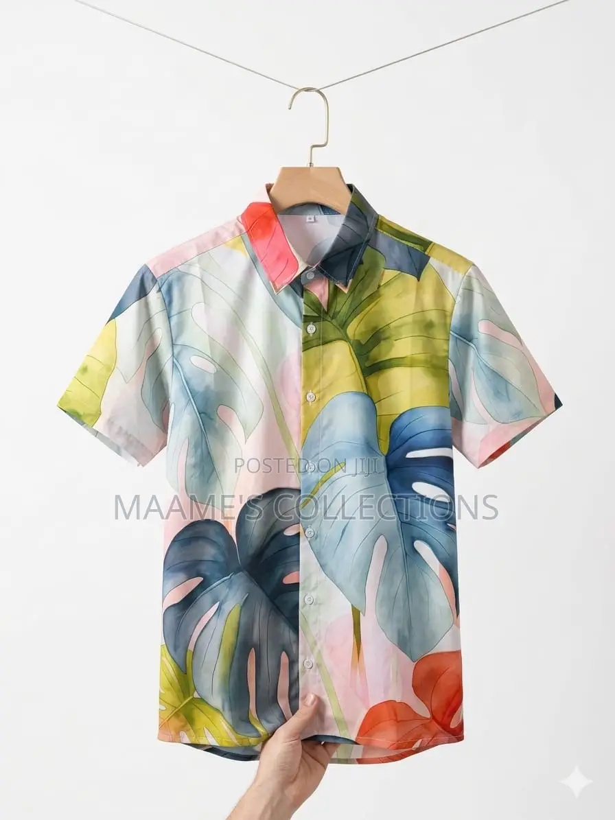 Unisex Summer Casual Button-down Shirt