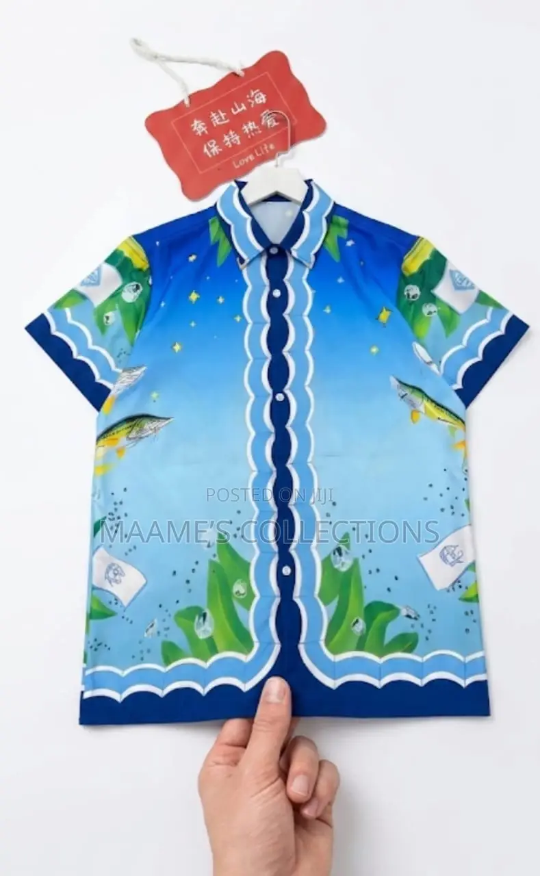Unisex Summer Casual Button-down Shirt