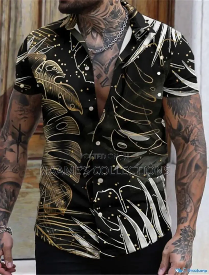 Unisex Summer Casual Button-down Shirt