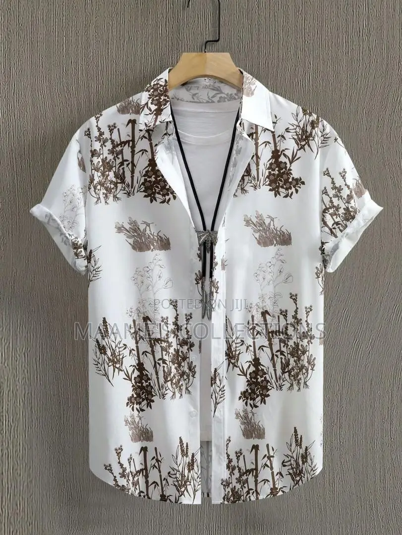 Unisex Summer Casual Button-down Shirt