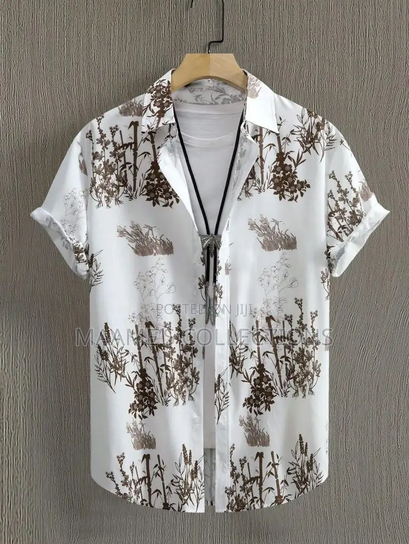 Unisex Summer Casual Button-down Shirt