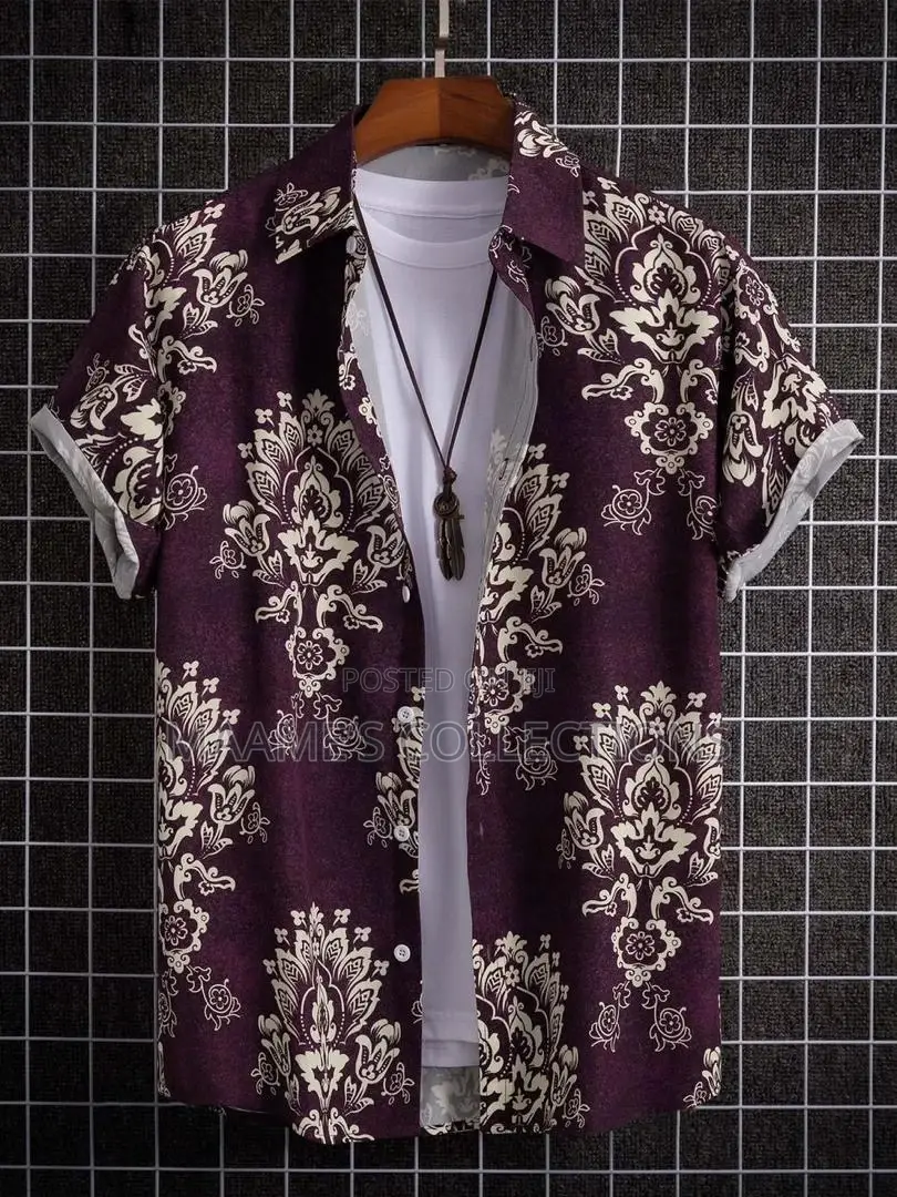 Unisex Summer Casual Button-down Shirt