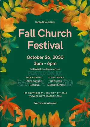 Professional Flyer Design — Funeral, Church, Events More | Same Day