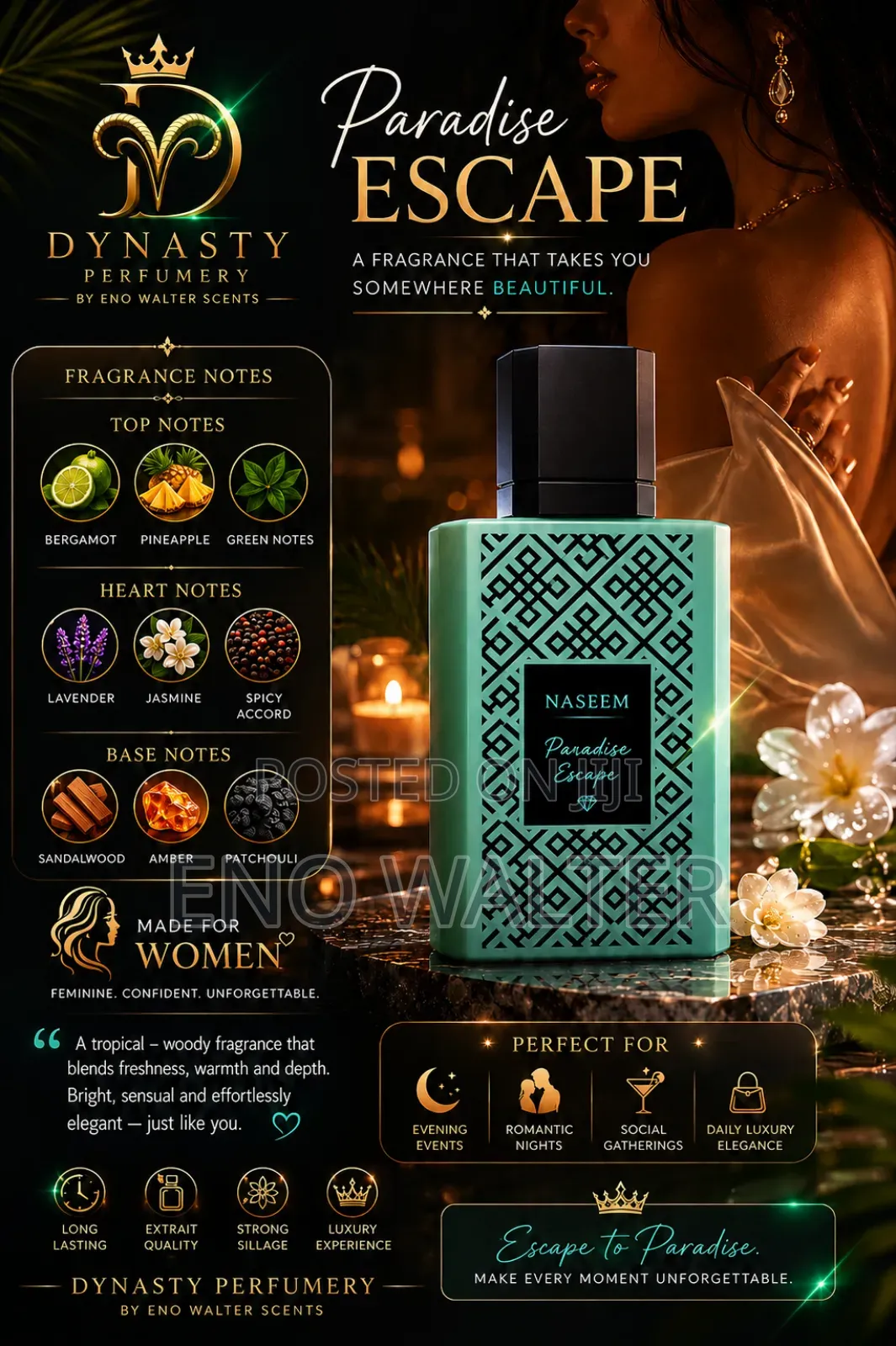 Male and Female Fragrances