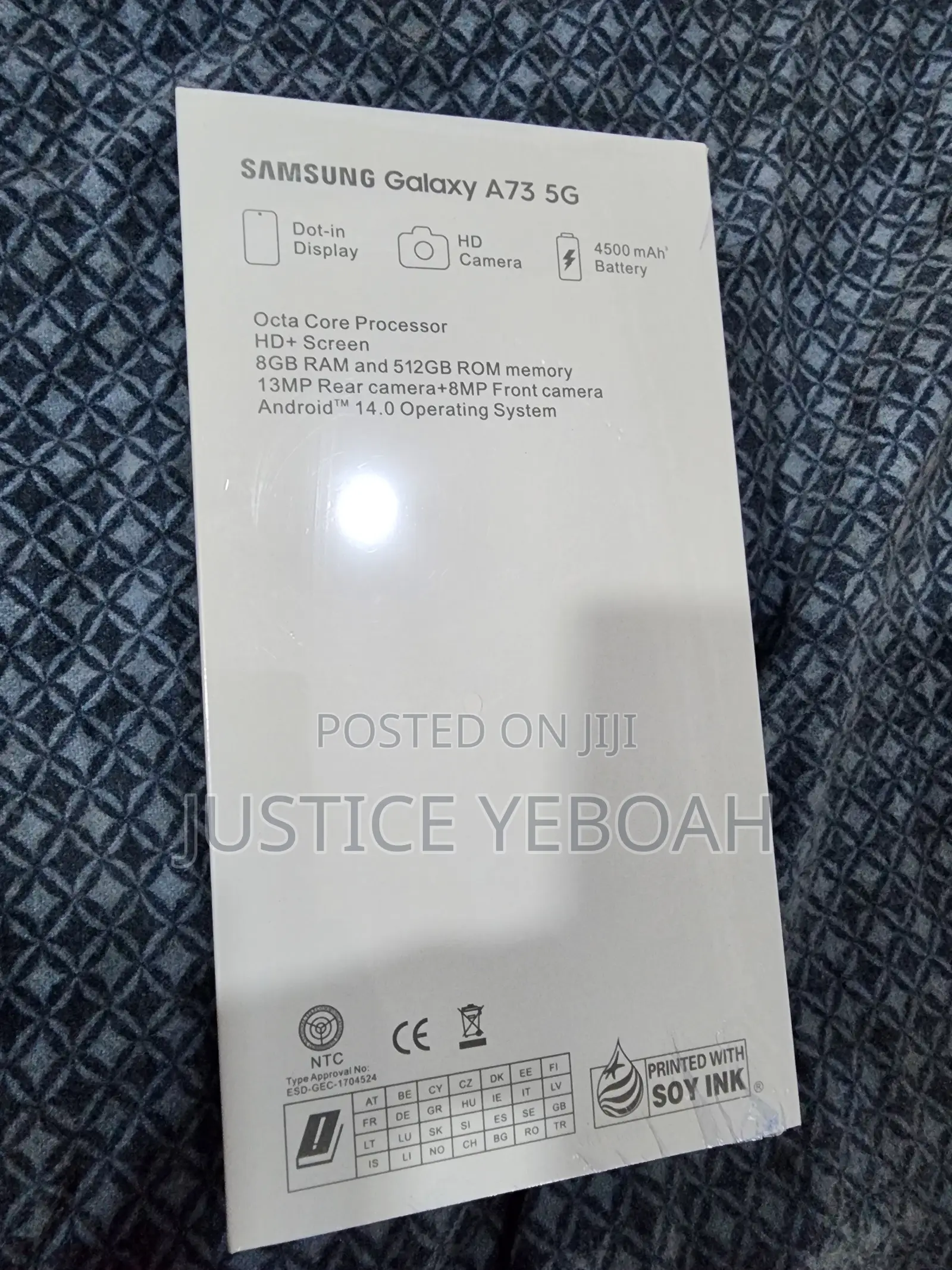 New Samsung Galaxy A73 5G 256 GB Black