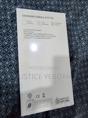 New Samsung Galaxy A73 5G 256 GB Black