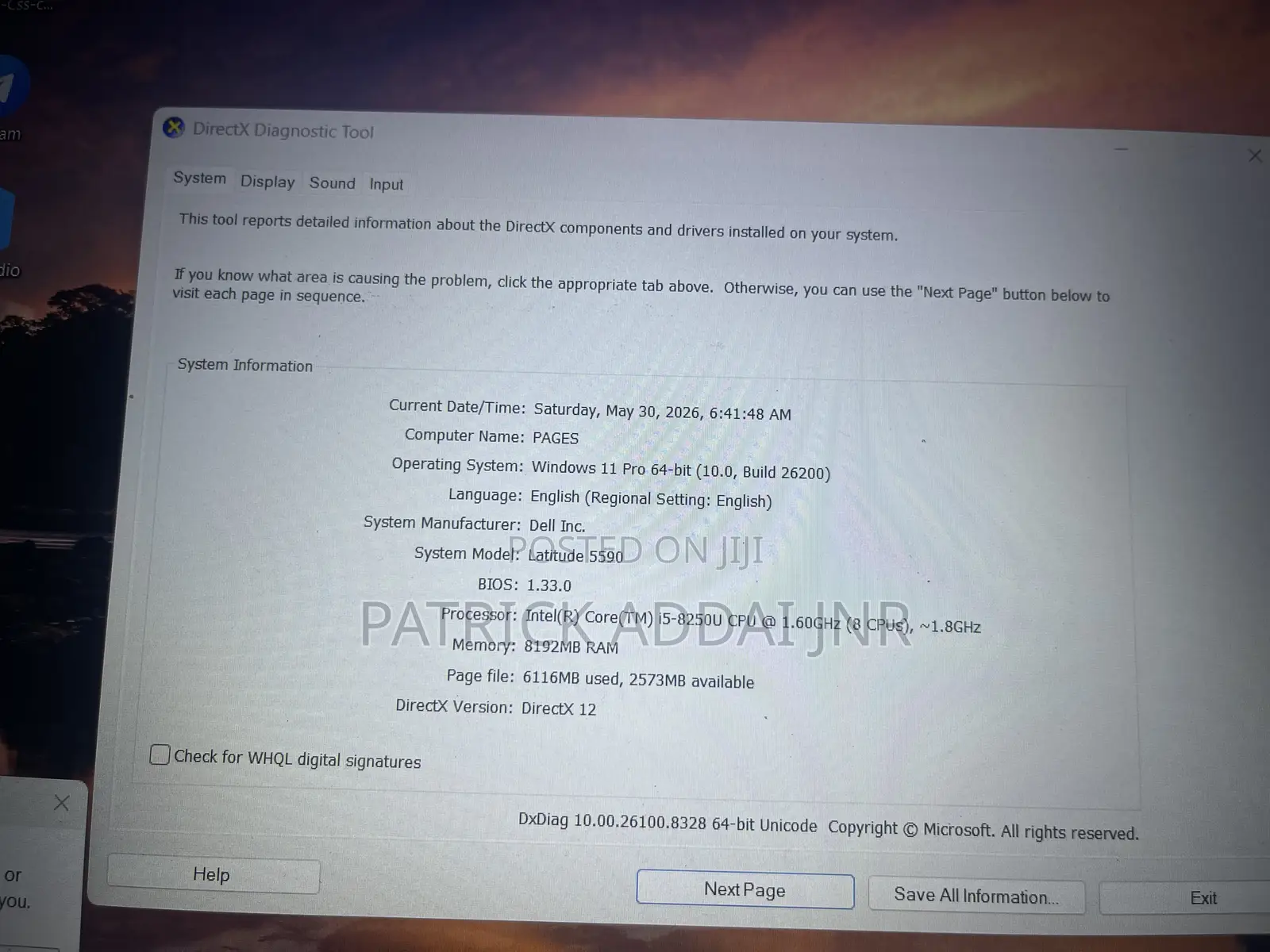 Laptop Dell Latitude 5590 8GB Intel Core i5 SSD 500GB