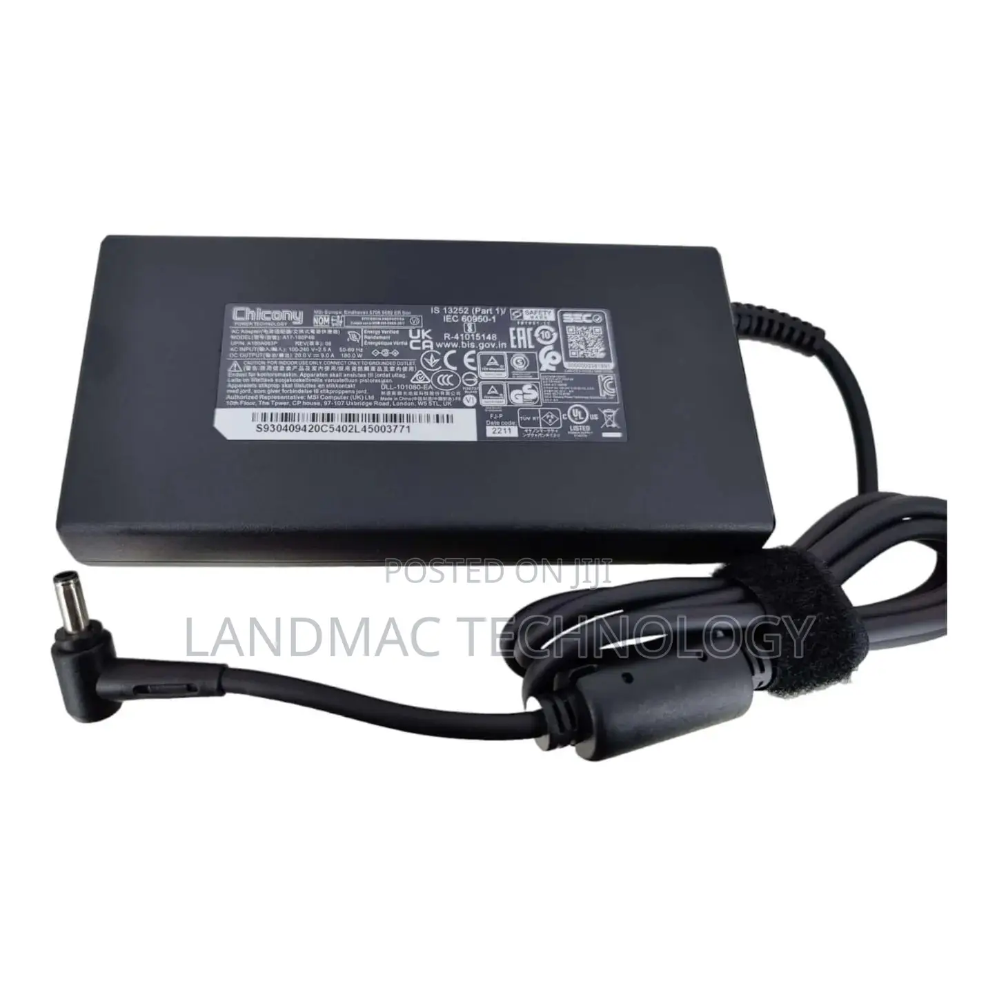 Msi 180w Laptop Charger