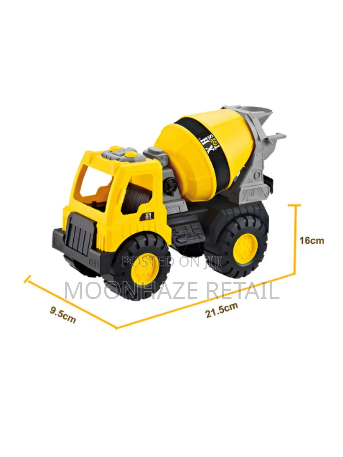 Heavy Duty Plastic Cement Mixer Toy Truck for Kids