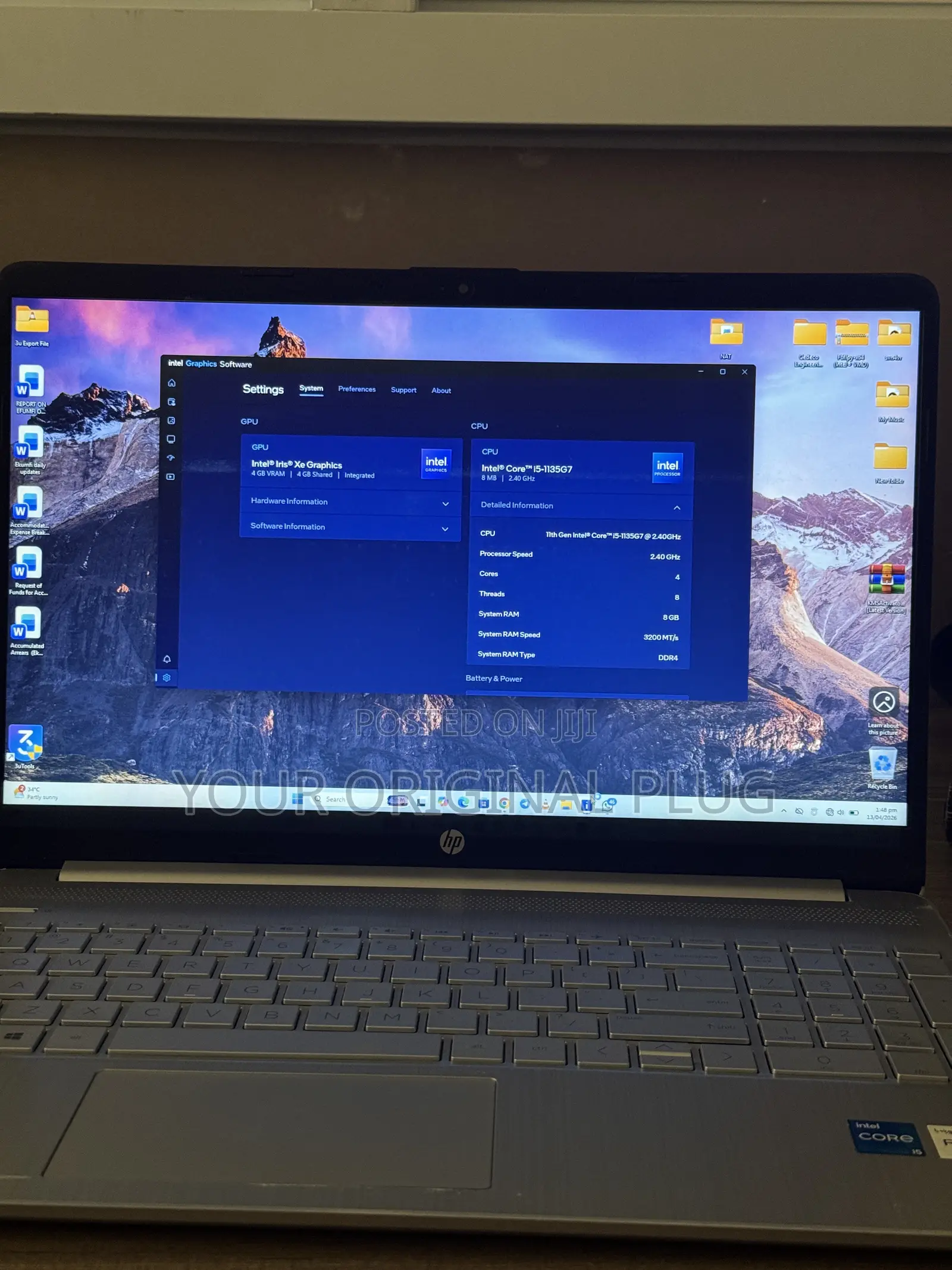 Laptop HP 8GB Intel Core i5 SSD 256GB