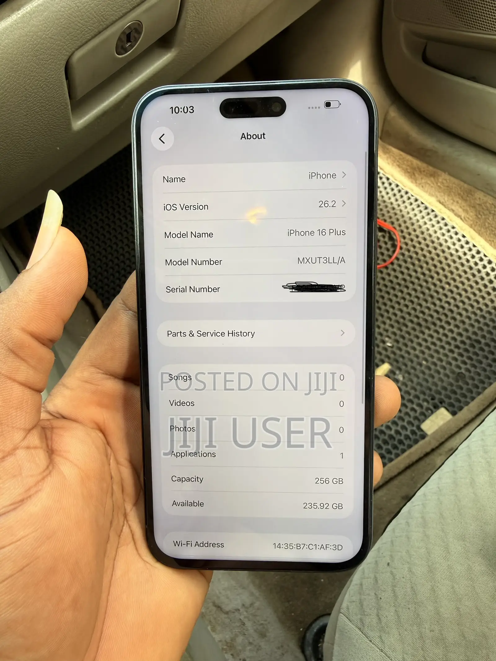 Apple iPhone 16 Plus 256 GB Black