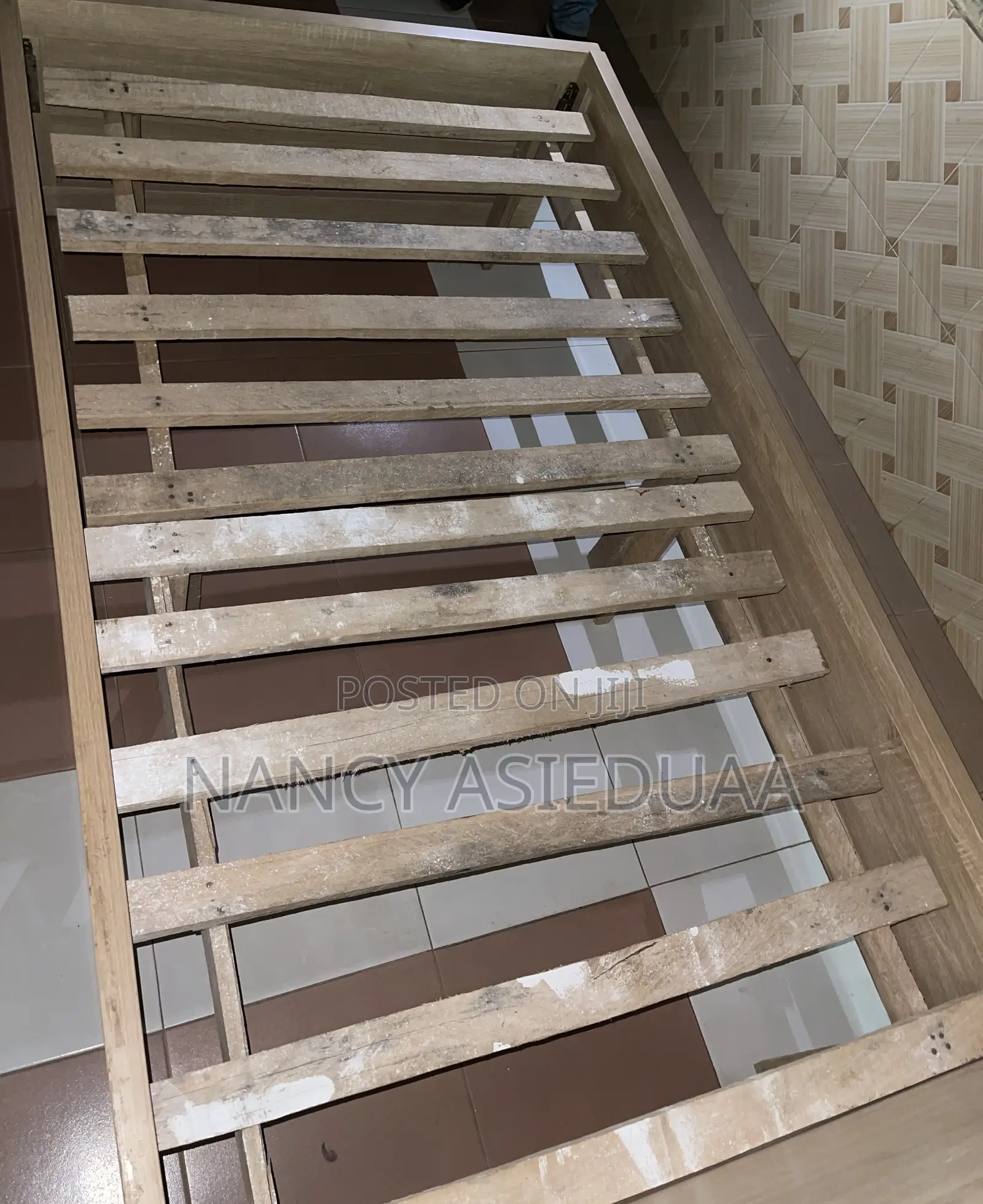 Oak Wood Bed Frame