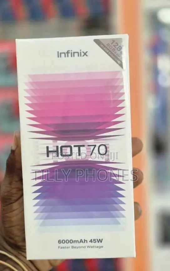 New Infinix Hot 70 128 GB Blue