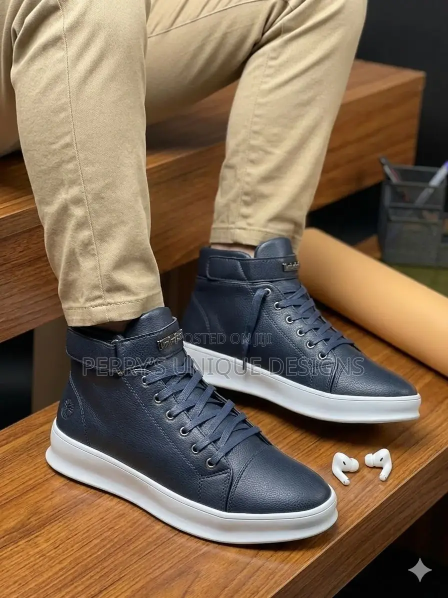 Diesel Leather Boots - All White