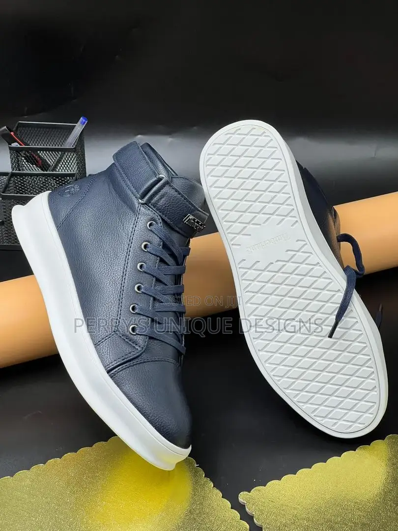 Diesel Leather Boots - All White