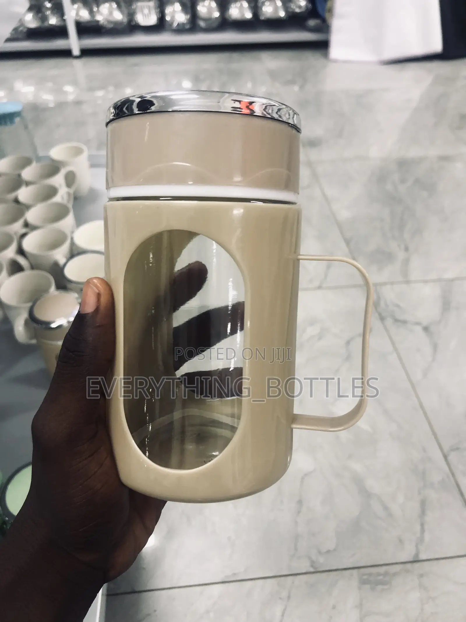 Water Bottle and Glass Tumblers for Children and Adults (450ml)