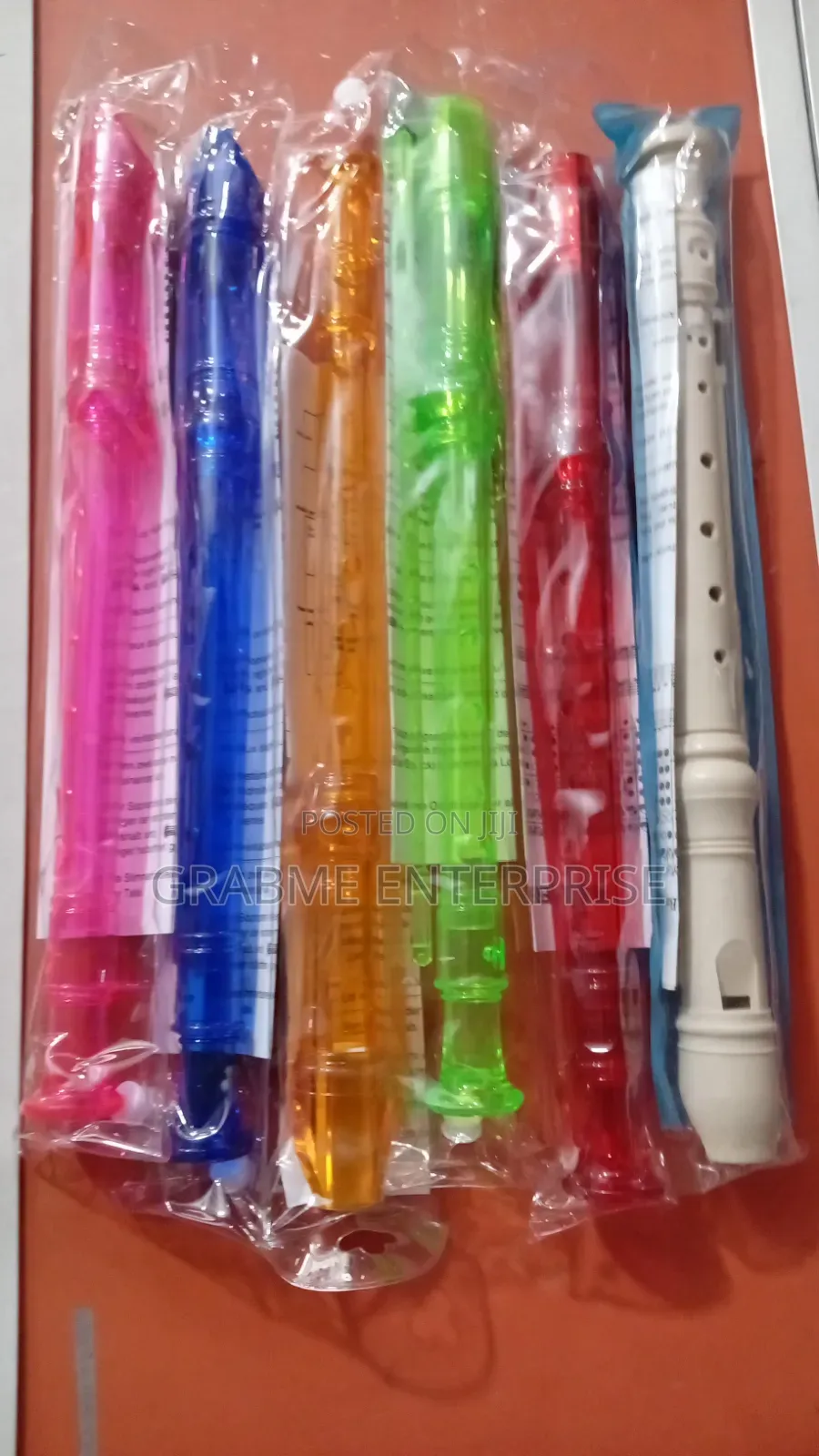 Colorful Flute or Recorder