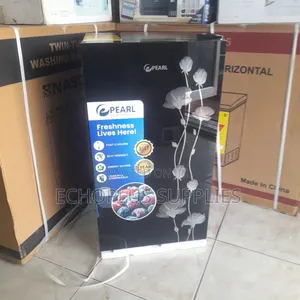 Pearl Table Top Fridge/80 Liters/ Single Door/Glass Design
