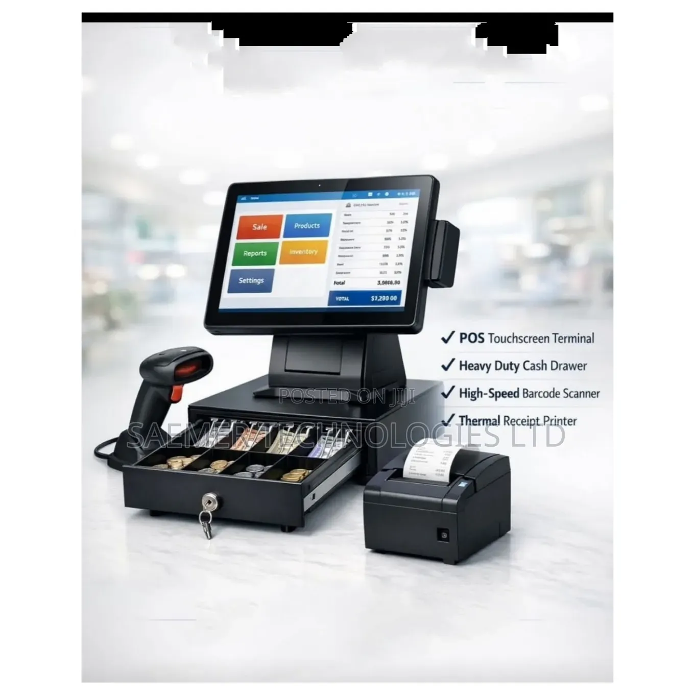 Complete Pos System With Software for Restaurants,Club Bar