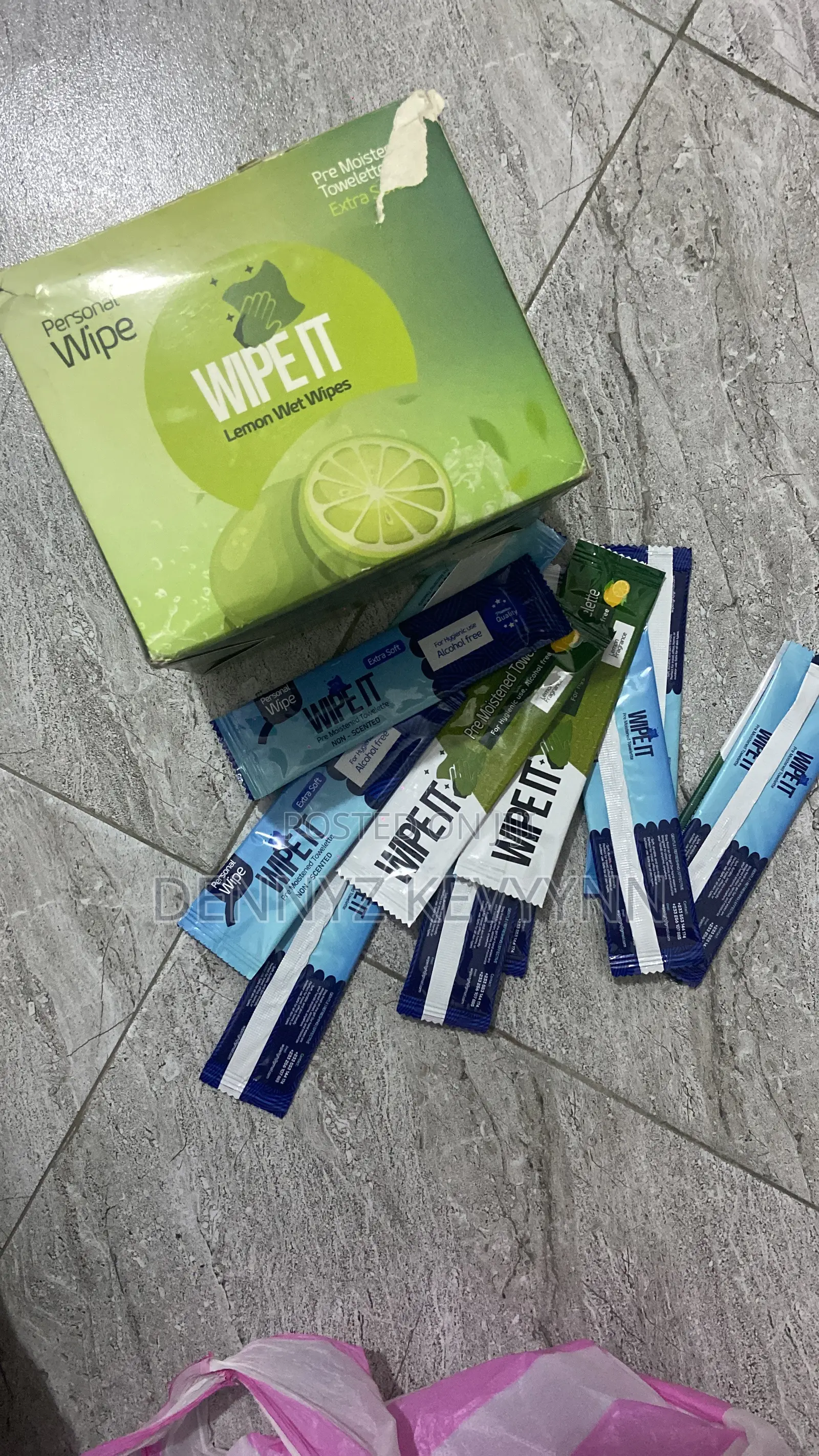 Lemon Wet Wipes