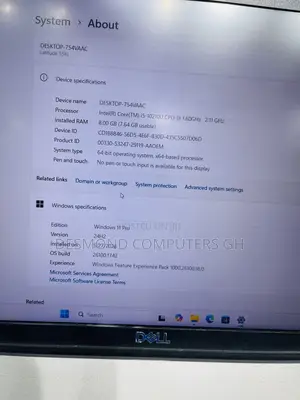 Laptop Dell Latitude 5510 8GB Intel Core i5 SSD 256GB