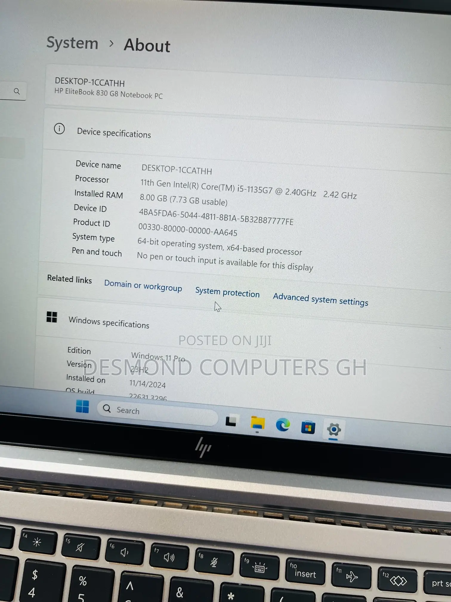 Laptop HP EliteBook 830 G8 8GB Intel Core i5 SSD 256GB