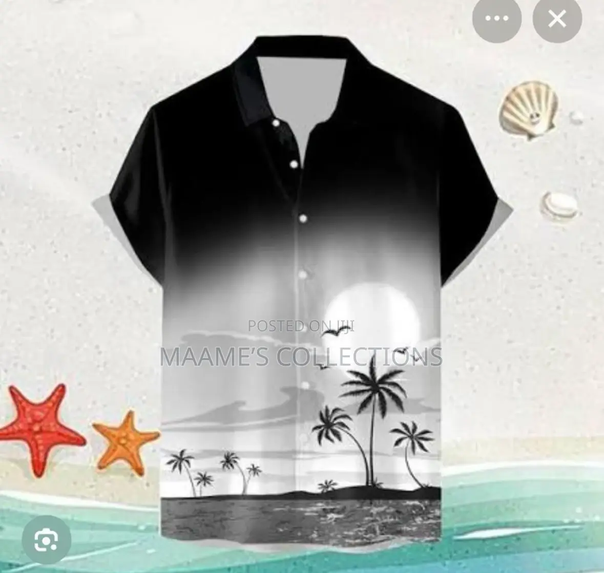 Unisex New Fashionable Summer Casual Short-sleeve Shirt.