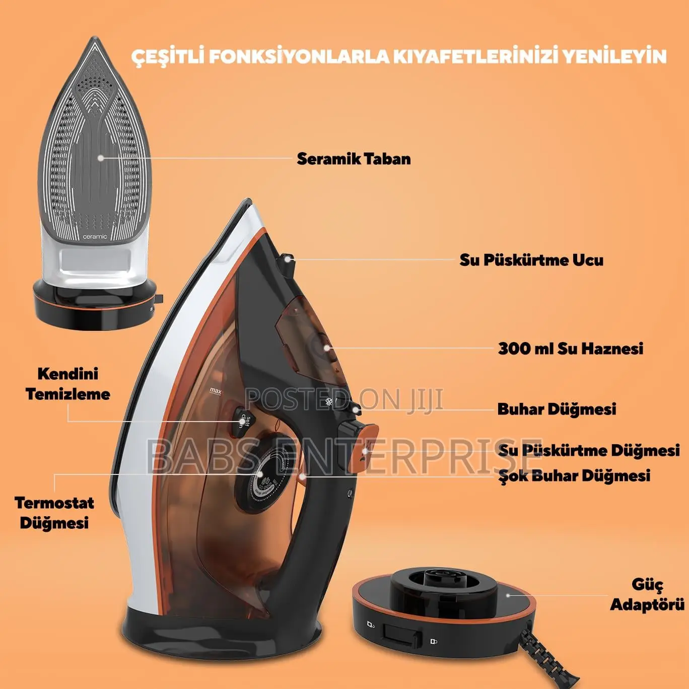 Kumtel Cordless Steam Iron Hmu-07 2500w