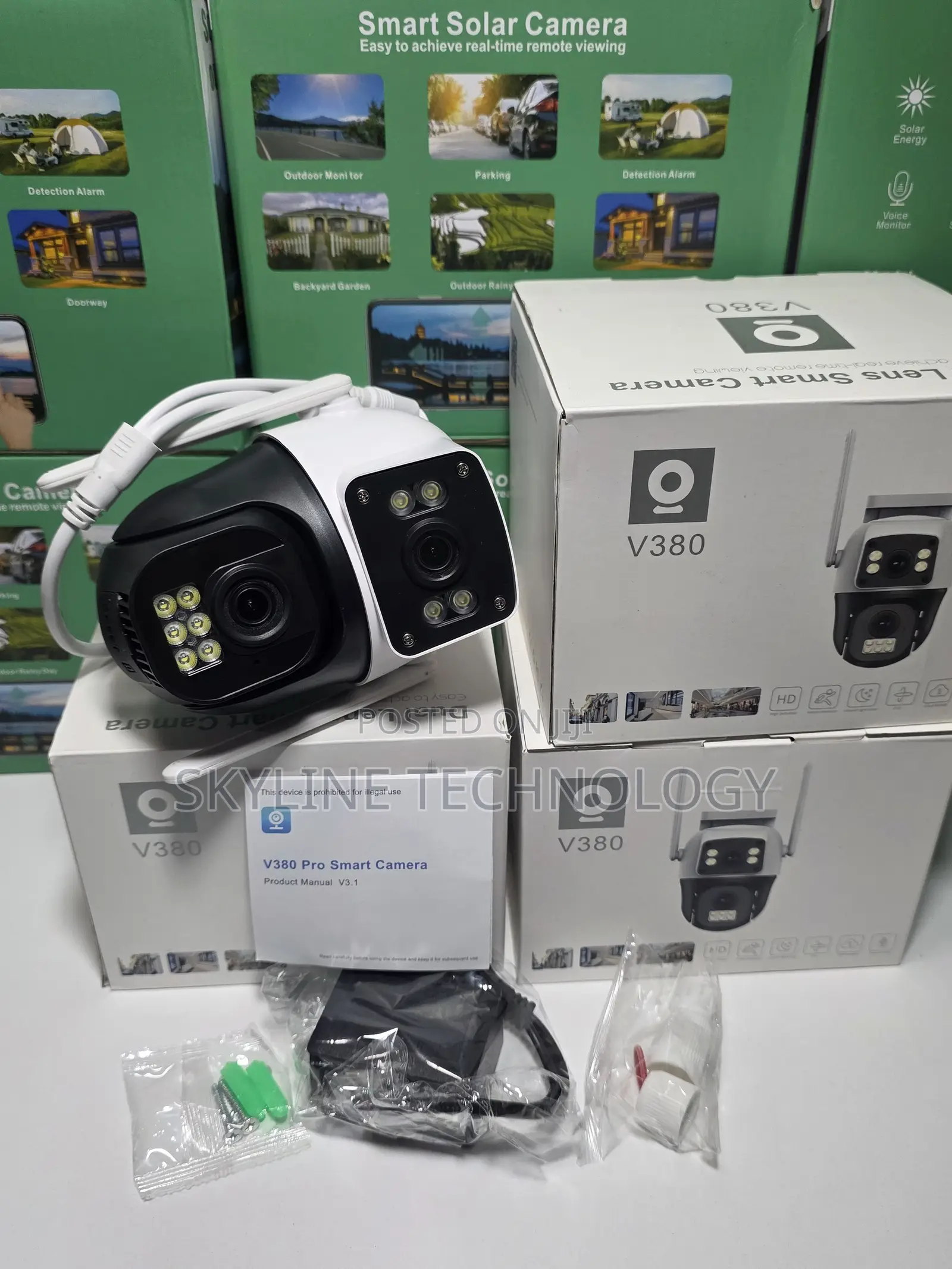 4g Smartnet Dual Lens Indoor / Outdoor CCTV Camera