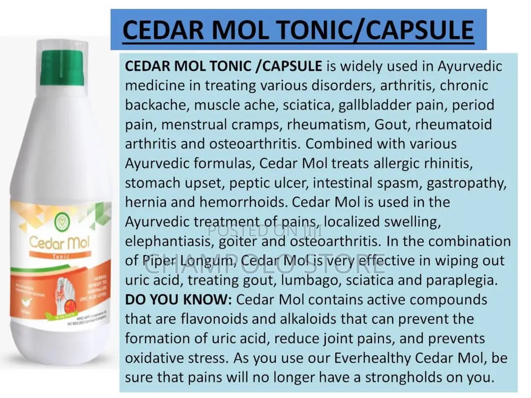 Cedar Mol Juice