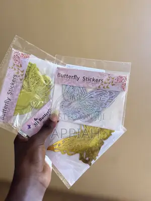 Butterfly Stickers and Wall Collage