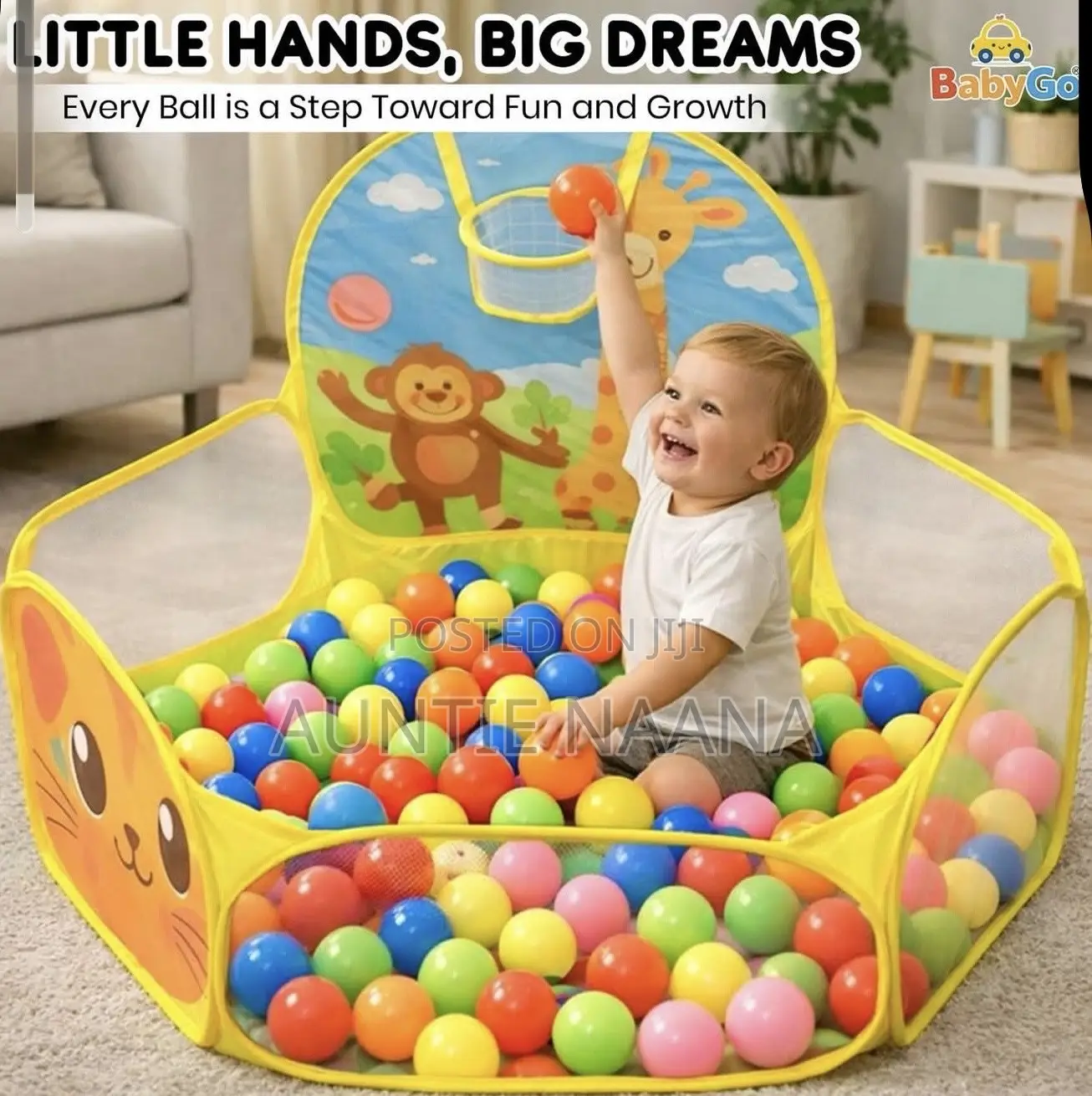 Playmat With Basketball Hoop