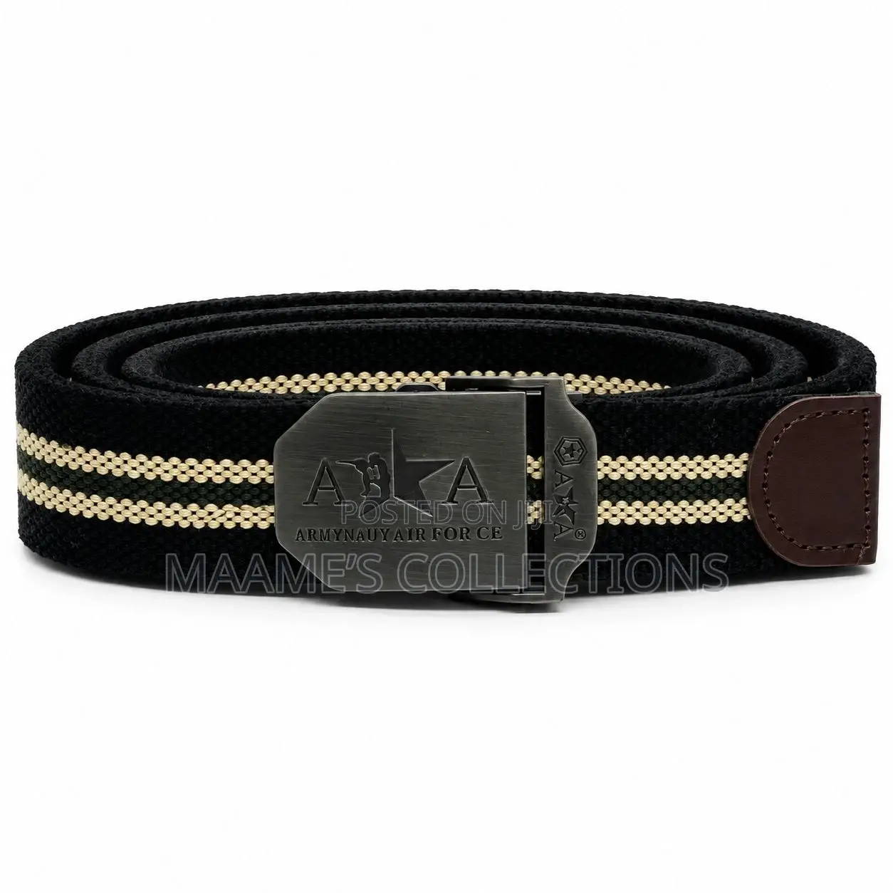 Solid High Quality Vintage Woven Belts in Stocku