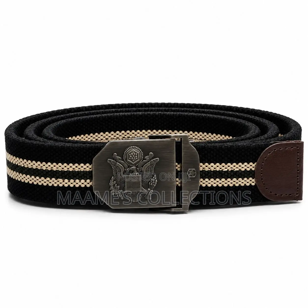 Solid High Quality Vintage Woven Belts in Stocku