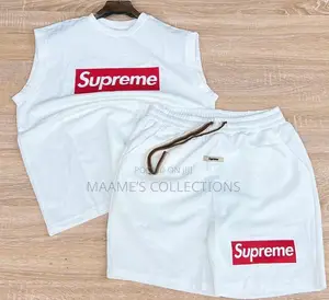 Men’S Designed Sleeveless / Armless / Tank Top and Down Shorts