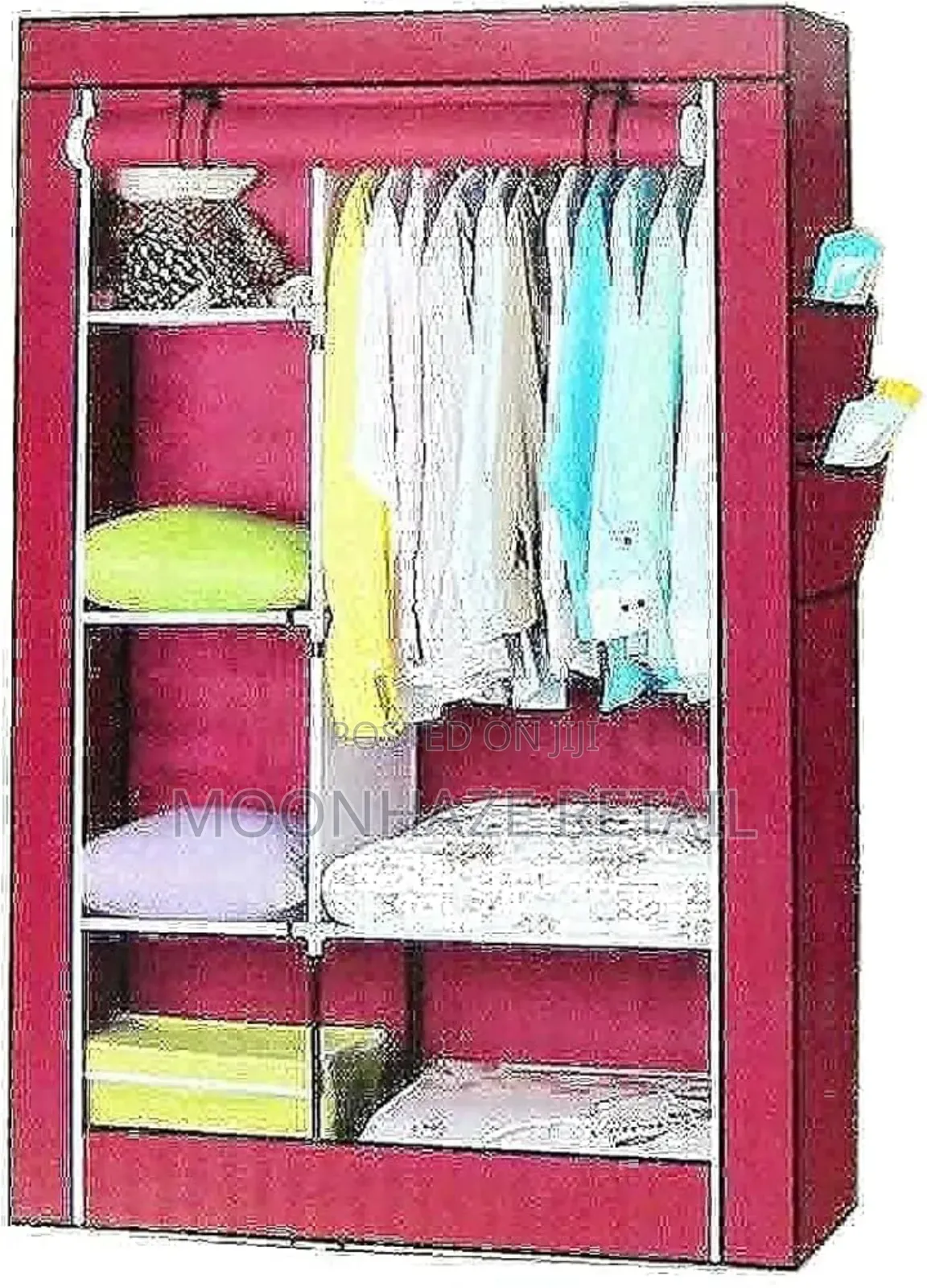 Heavy Duty Portable Cloth Wardrobe / Collapsible Closet