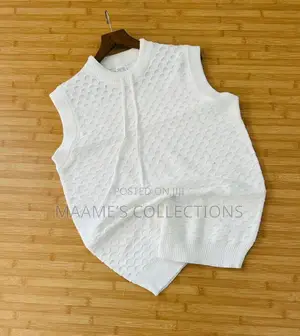 Woven Stock Armless / Sleeveless/ Vest /Tank Top