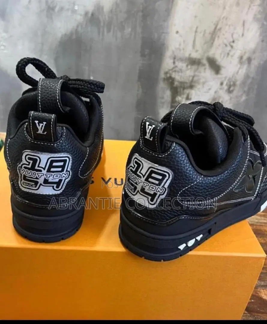 Louis Vuitton Lace Up Skate All Black