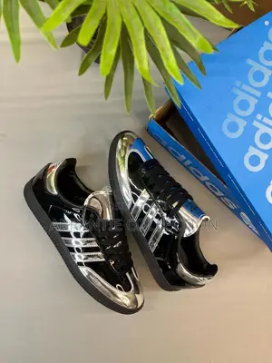 Atmos Tuxedo Silver X Adidas Samba