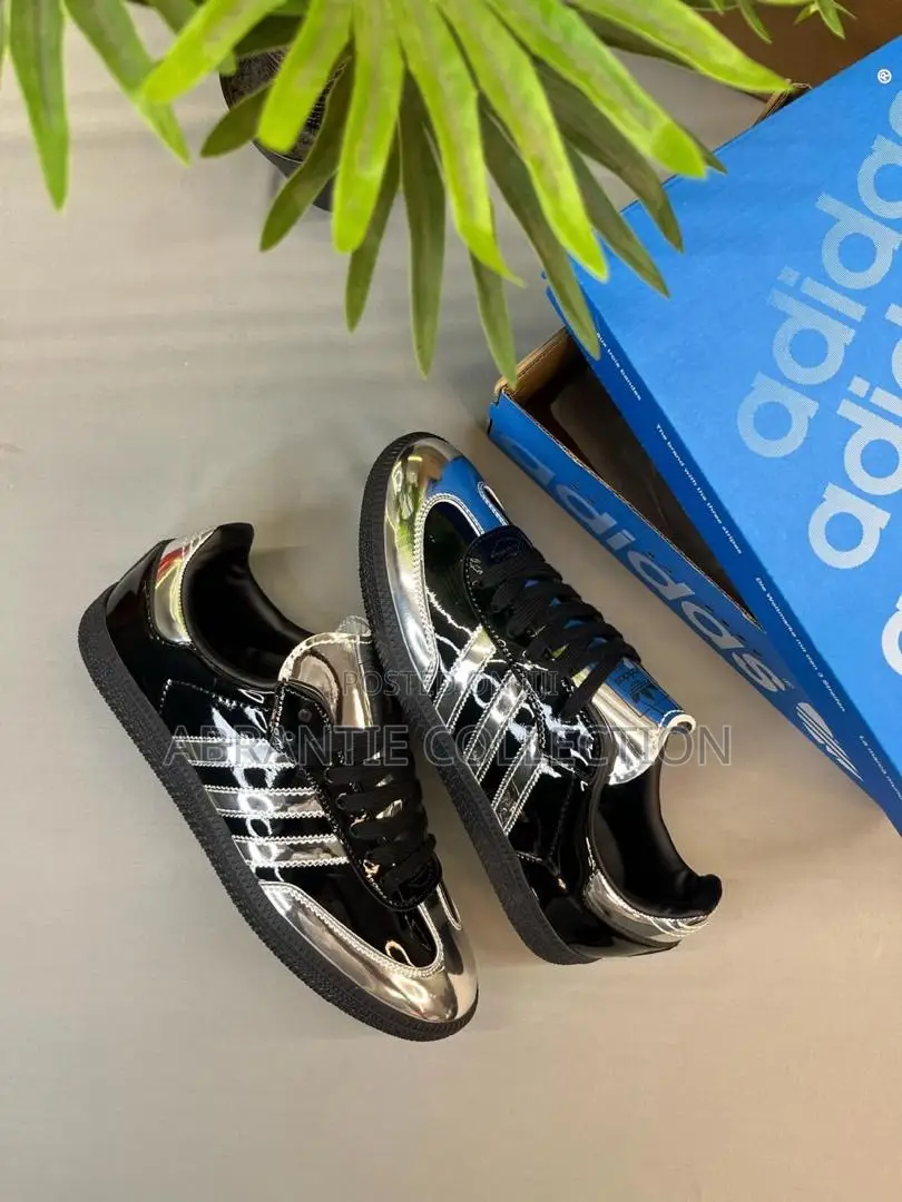 Atmos Tuxedo Silver X Adidas Samba