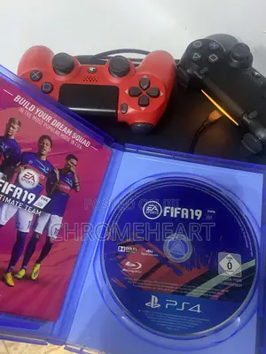 Neatly Used Playsation 4 With Fifa 19 + Two New Controllers