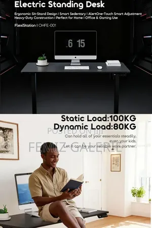 Oraimo Flexistation Ergonomic Smart Adjustable Electric Standing Desk