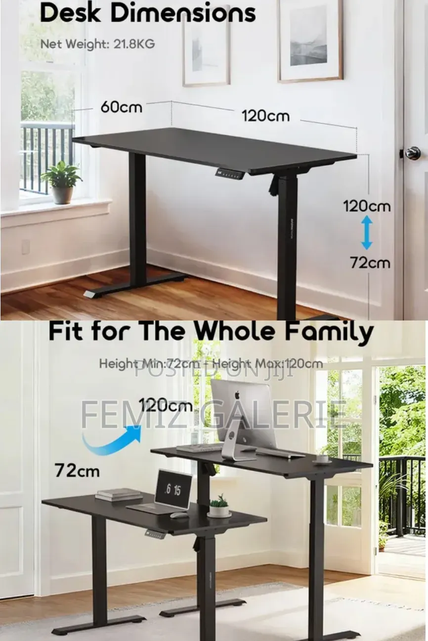 Oraimo Flexistation Ergonomic Smart Adjustable Electric Standing Desk