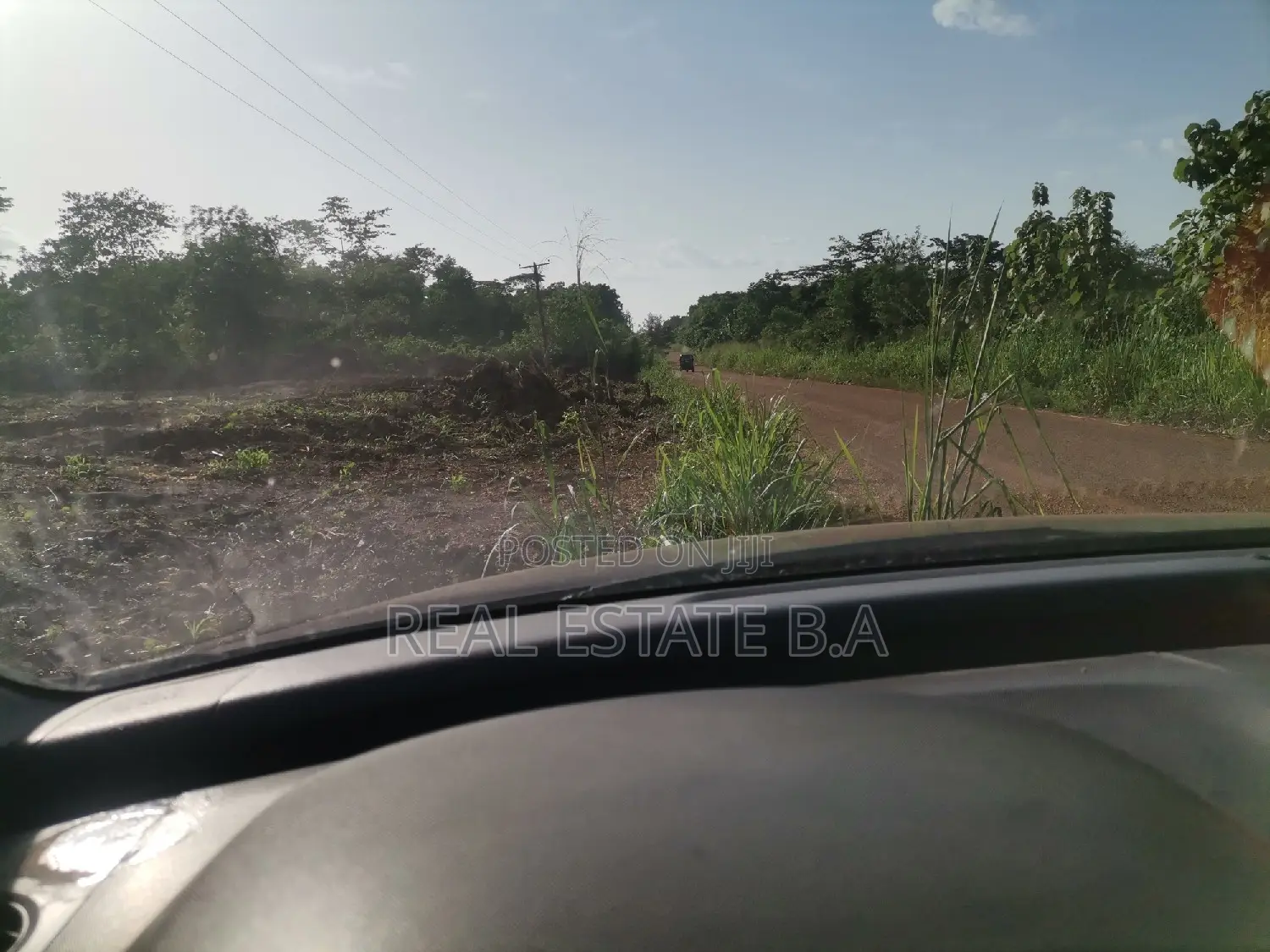 Genuine Plots of Lands 100x90 Each by the Roadside Along at Yamfo