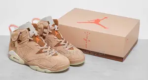 Air Jordan Retro 6 Kaki Color Sneakers