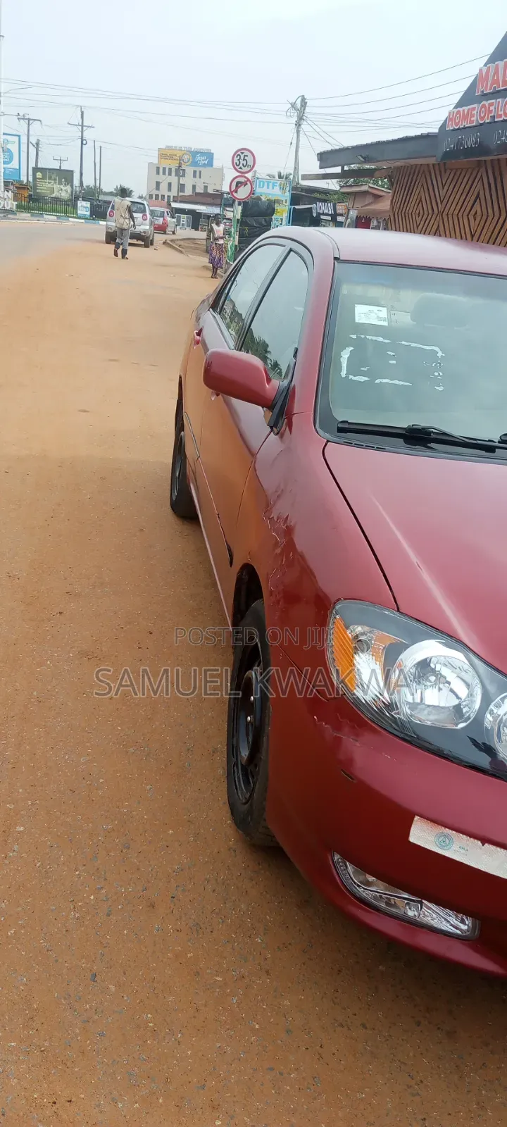 Toyota Corolla LE 2007 Red